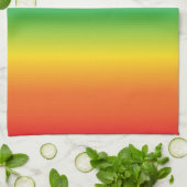 Linge De Cuisine Towell d'arc-en-ciel (Plié)