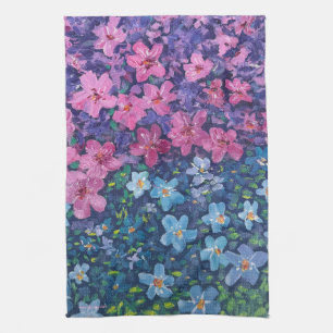 Linge De Cuisine Towels de cuisine Myosotis et Épilobe d'Alaska