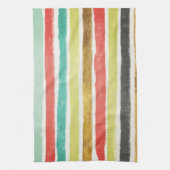 Linge De Cuisine Tracé à pinceau multicolore (Vertical)
