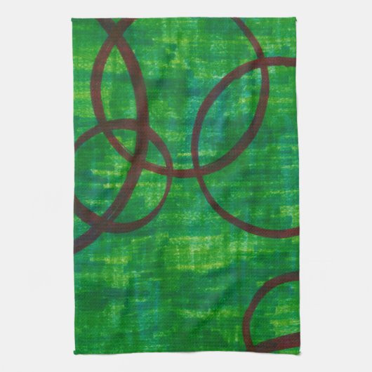 Linge De Cuisine Trace de Crimson II (Vertical)