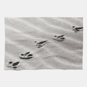 Linge De Cuisine Tracks in the Sand Photo