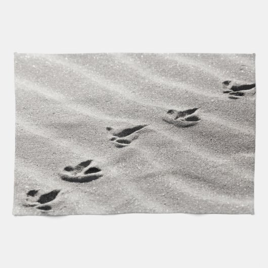 Linge De Cuisine Tracks in the Sand Photo (Horizontal)