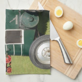 Linge De Cuisine Tracteur diesel vintage (Quart Plié)