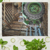 Linge De Cuisine Tracteur Rustic Grange (Plié)