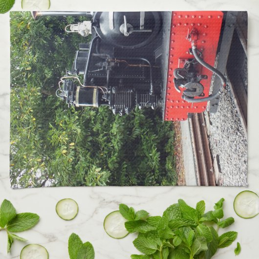 LINGE DE CUISINE TRAIN À VAPEUR (Plié)