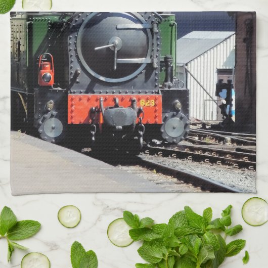 LINGE DE CUISINE TRAIN À VAPEUR (Plié)