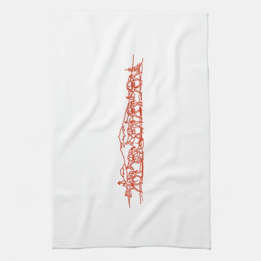 Linge De Cuisine Train de mule (Vertical)