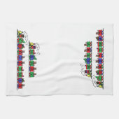 Linge De Cuisine Train de Noël (Horizontal)