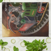 Linge De Cuisine Train de vacances Merry Mouse (Plié)