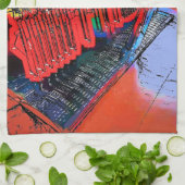 LINGE DE CUISINE TRAIN STATIONS (Plié)