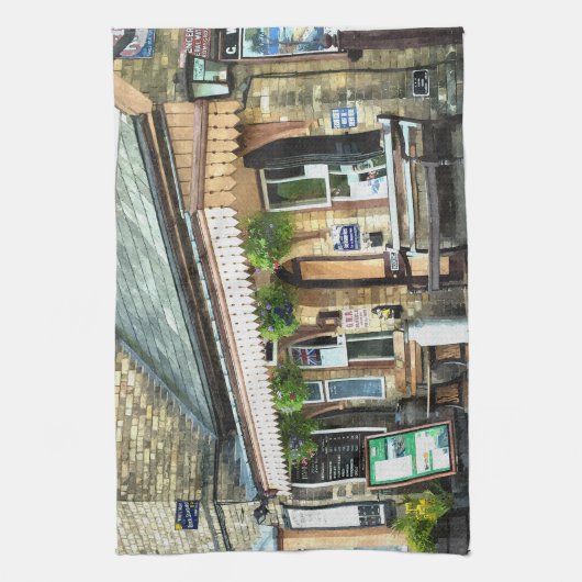 LINGE DE CUISINE TRAIN STATIONS (Vertical)