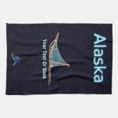 Linge De Cuisine traîneau à chiens - Alaska (Horizontal)