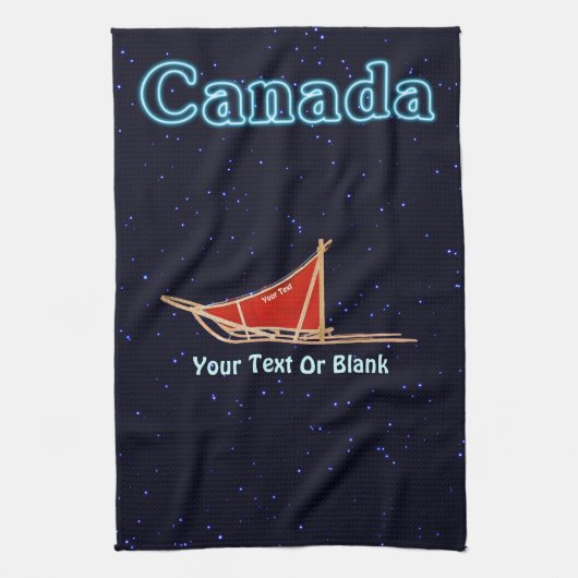 Linge De Cuisine traîneau à chiens - Canada (Vertical)