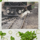 LINGE DE CUISINE TRAINS À VAPEUR (Plié)
