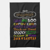 Linge De Cuisine Traitements Et Craintes D'Halloween (Vertical)