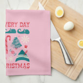 Linge De Cuisine Traiter chaque jour comme Noël (Quart Plié)