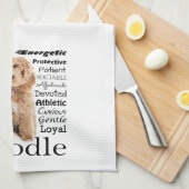 Linge De Cuisine Traits de chiens (Quart Plié)