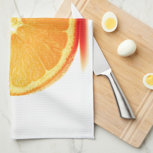 Linge De Cuisine tranche orange (Quart Plié)