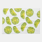 Linge De Cuisine Tranches de chaux (Horizontal)
