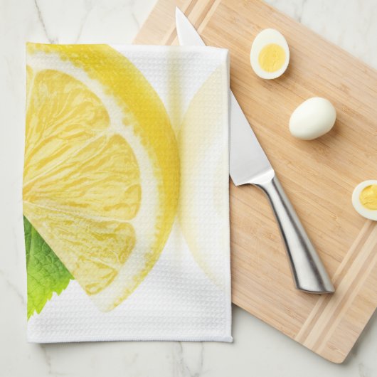 Linge De Cuisine Tranches de citron (Quart Plié)