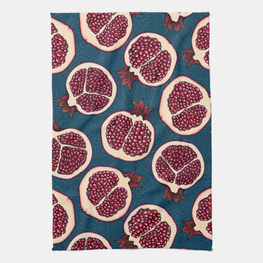 Linge De Cuisine Tranches de grenade (Vertical)