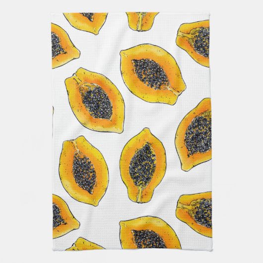 Linge De Cuisine Tranches de Papaya (Vertical)