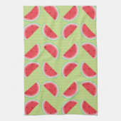 Linge De Cuisine Tranches de pastèque sur le vert (Vertical)