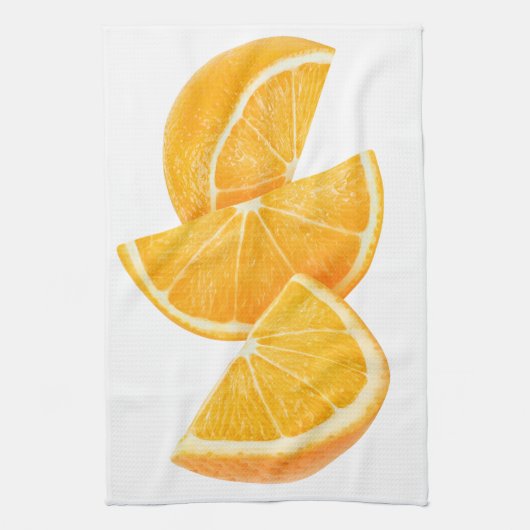 Linge De Cuisine Tranches orange (Vertical)