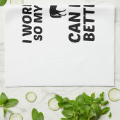 LINGE DE CUISINE TRAVAIL CHEVAL MEILLEURE VIE (Plié)