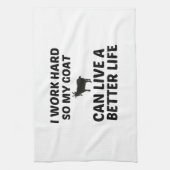LINGE DE CUISINE TRAVAIL DE CHÈVRE MEILLEURE VIE (Vertical)