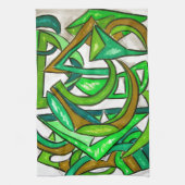 Linge De Cuisine Travail de géométrie - Art Abstrait (Vertical)