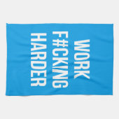 Linge De Cuisine Travail F#cking Harder - Motivation de l'entraînem (Horizontal)