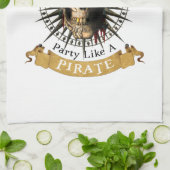 Linge De Cuisine Travailler Comme Une Partie De Capitaine Comme Un  (Plié)