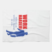 Linge De Cuisine Travailler plus dur. Les millions sur l'aide (Horizontal)