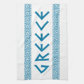 Linge De Cuisine trave de Grec de symbole de nom des textes de (Vertical)