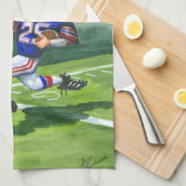 Linge De Cuisine Traverser la ligne d'objectif pour une touche (Quart Plié)