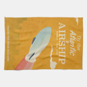 Linge De Cuisine Traverser l'Atlantique en dirigeable Impression vi (Horizontal)