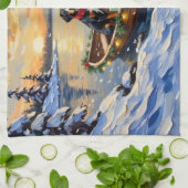 Linge De Cuisine Treeing Walker Coonhound Christmas Boat Holiday (Plié)