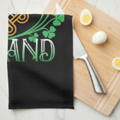 LINGE DE CUISINE TRÈFLE IRLANDE (Quart Plié)