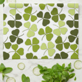 Linge De Cuisine Trèfle vert dans une variété de nuances (Plié)
