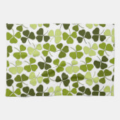 Linge De Cuisine Trèfle vert dans une variété de nuances (Horizontal)