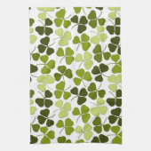 Linge De Cuisine Trèfle vert dans une variété de nuances (Vertical)