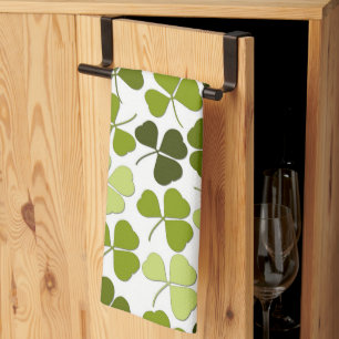 Linge De Cuisine Trèfle vert dans une variété de nuances