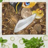 Linge De Cuisine trésor pirate emoji (Plié)