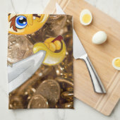 Linge De Cuisine trésor pirate emoji (Quart Plié)