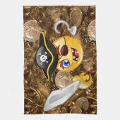 Linge De Cuisine trésor pirate emoji (Vertical)