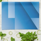 Linge De Cuisine Triangles bleus (Plié)