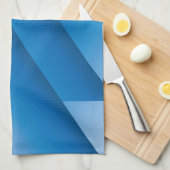 Linge De Cuisine Triangles bleus (Quart Plié)