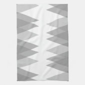 Linge De Cuisine Triangles gris (Vertical)