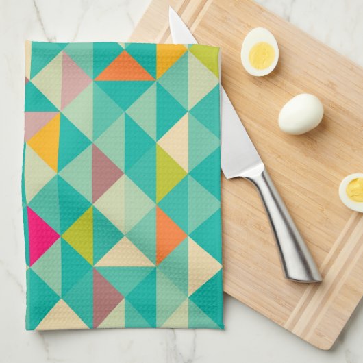 Linge De Cuisine Triangles motif (Quart Plié)